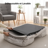 Coussin Anti-Stress en Peluche pour Chien et Chat - Lit Apaisant et Moelleux