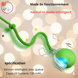 Balle Interactive pour Chat d'Intérieur qui s'Ennuie - Stimulation Automatique