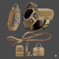 Harnais Tactique 5-en-1 Grand Chien - Kit Complet Malinois Berger