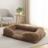 Coussin Anti-Stress en Peluche pour Chien et Chat - Lit Apaisant et Moelleux