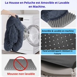 Coussin Anti-Stress en Peluche pour Chien et Chat - Lit Apaisant et Moelleux