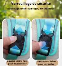 Harnais Anti-Traction avec Support AirTag Intégré – Retrouvez Votre Chien en 1 Clic + Laisse Offerte