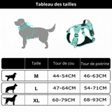 Harnais Anti-Traction avec Support AirTag Intégré – Retrouvez Votre Chien en 1 Clic + Laisse Offerte