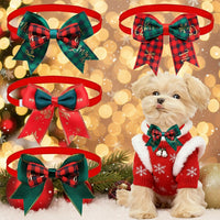 Nœud Papillon Réglable pour Petit Chien et Chat Spécial Noel