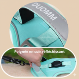 Harnais Anti-Traction avec Support AirTag Intégré – Retrouvez Votre Chien en 1 Clic + Laisse Offerte